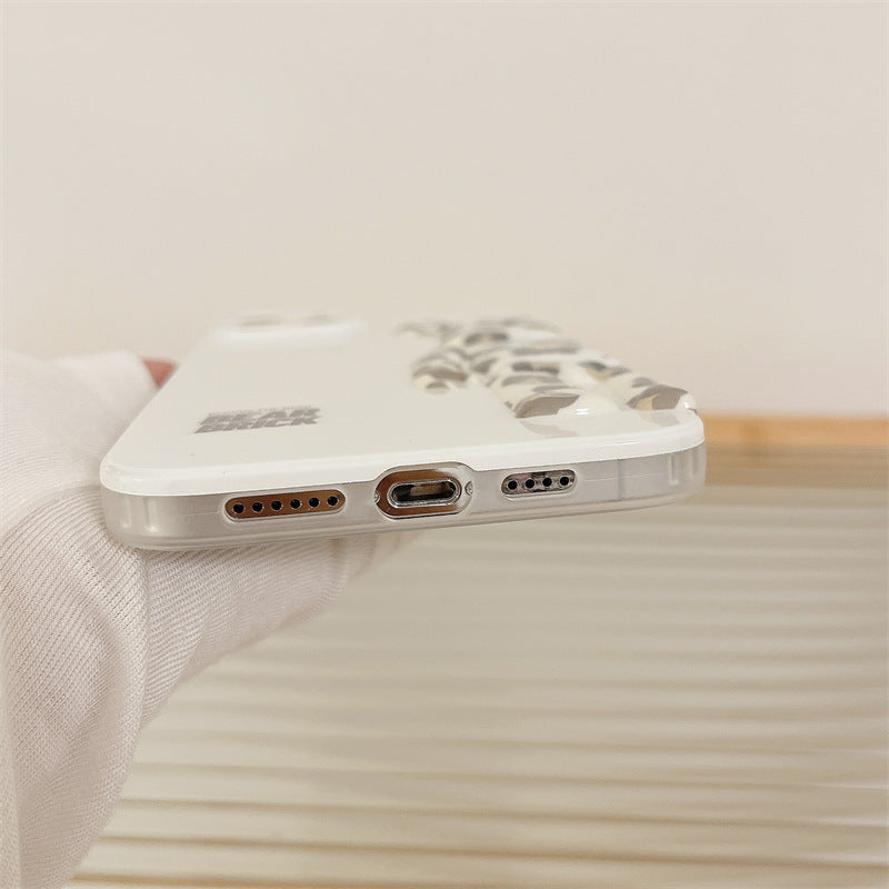 Blanc Leopard Imprimer 13 Cas de téléphone portable