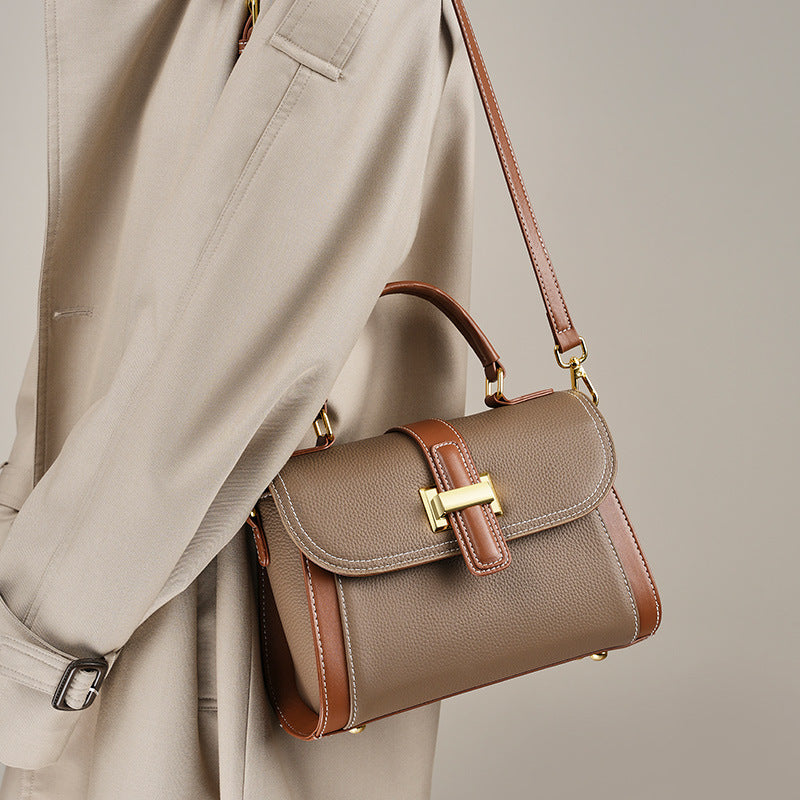 Sac à main polyvalent en cuir pour femmes
