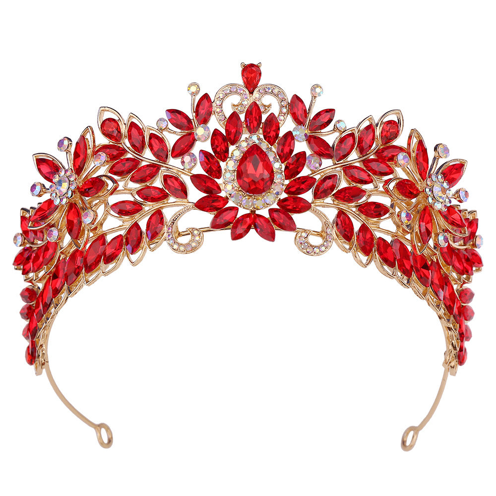Couronne de mariée haut de gamme européenne et américaine pour accessoires capillaires