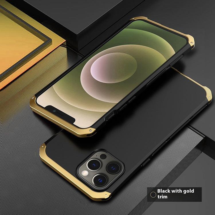 Étui de téléphone à vis métallique résistant à la chute