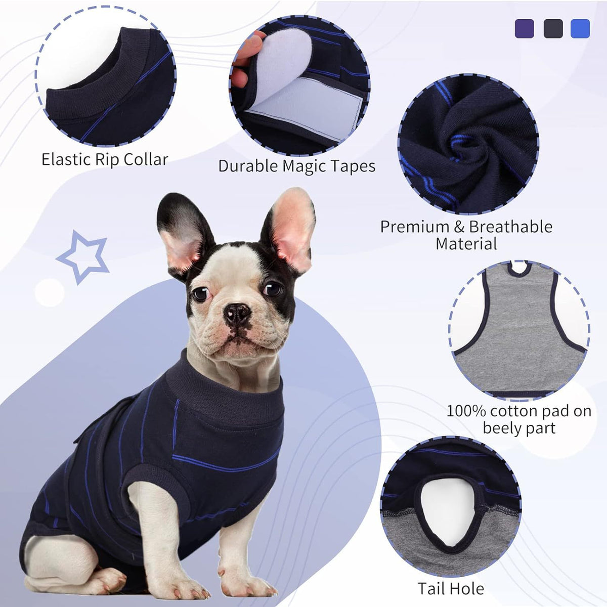Vêtements de réadaptation pour chiens