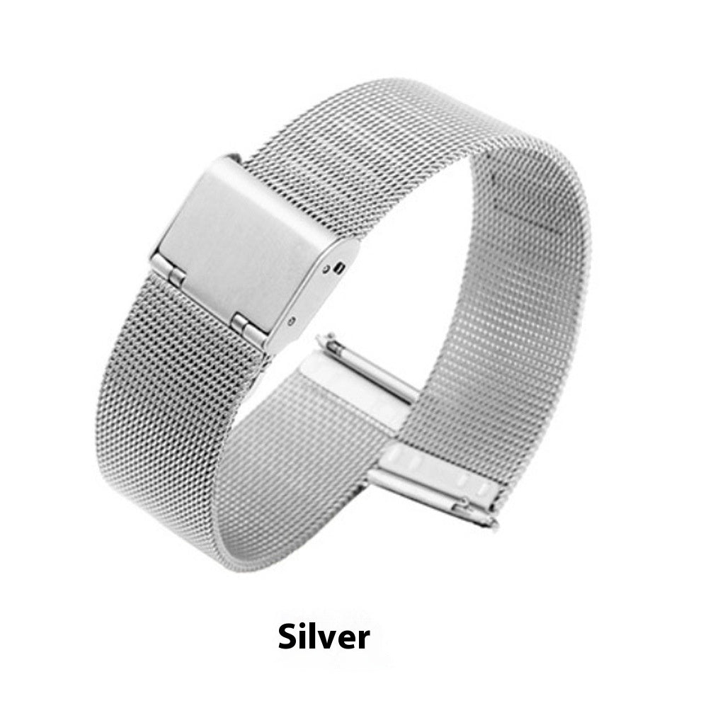 Bracelet Milani en soie tissé en acier inoxydable