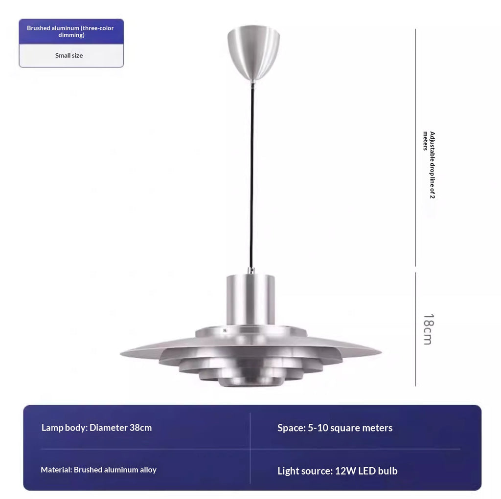 Lampe à bougie simple en forme d'ovni