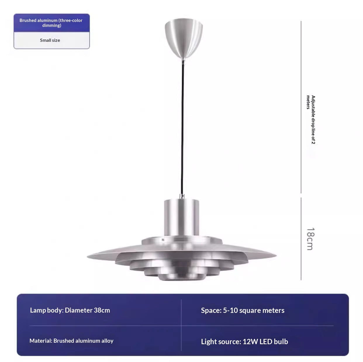 Lampe à bougie simple en forme d'ovni