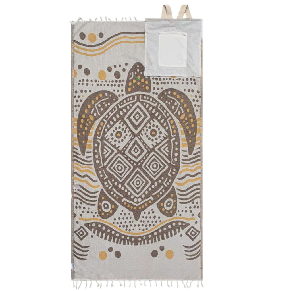 Sac de serviette de plage convertible 2-en-1 élégant