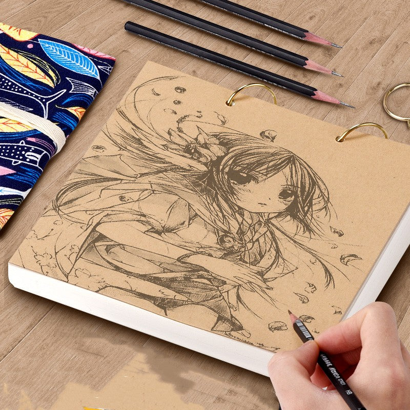 Livre de croquis 8K peint à la main Livre de dessin spécial