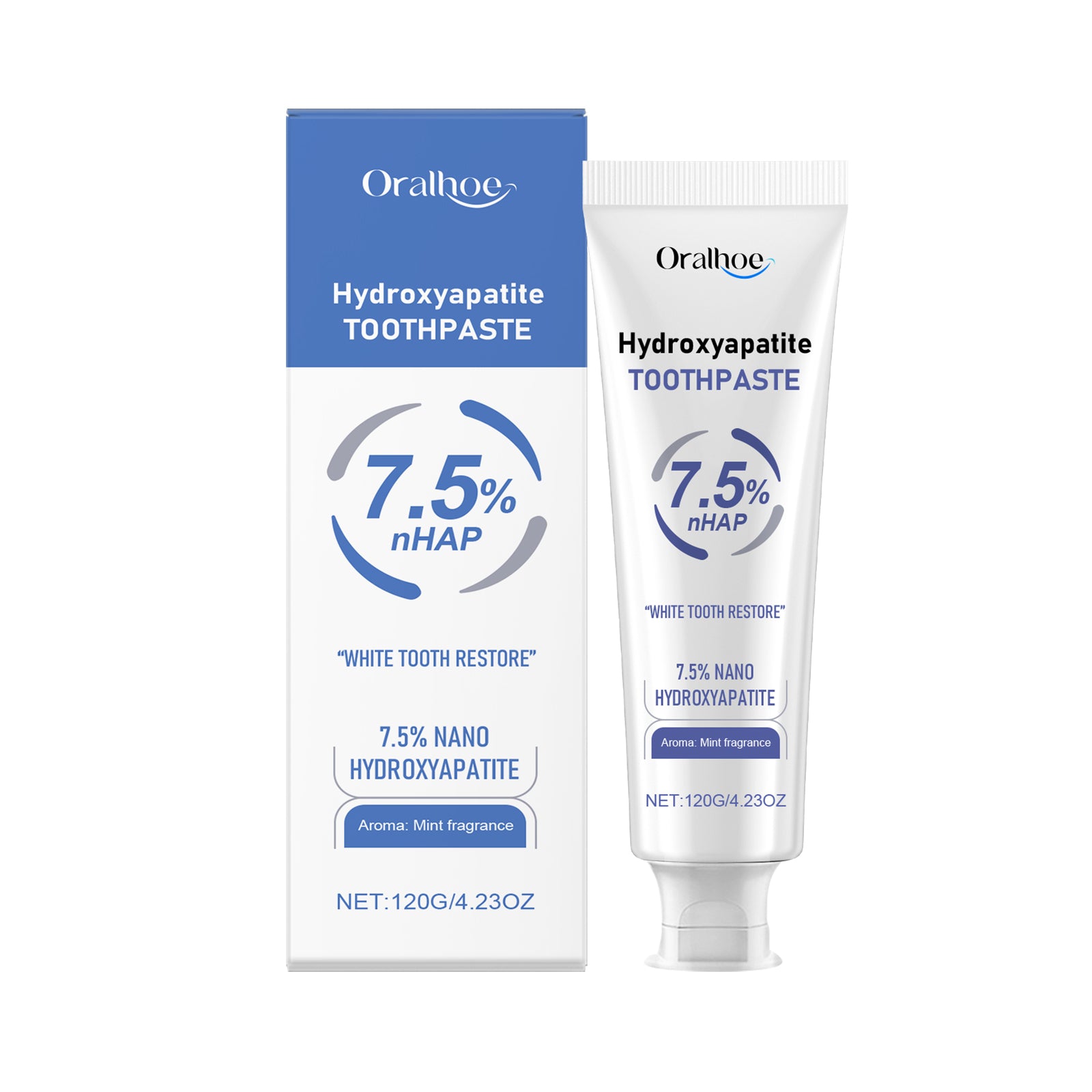 Dentifrice anti-découpe de menthe 120g-box