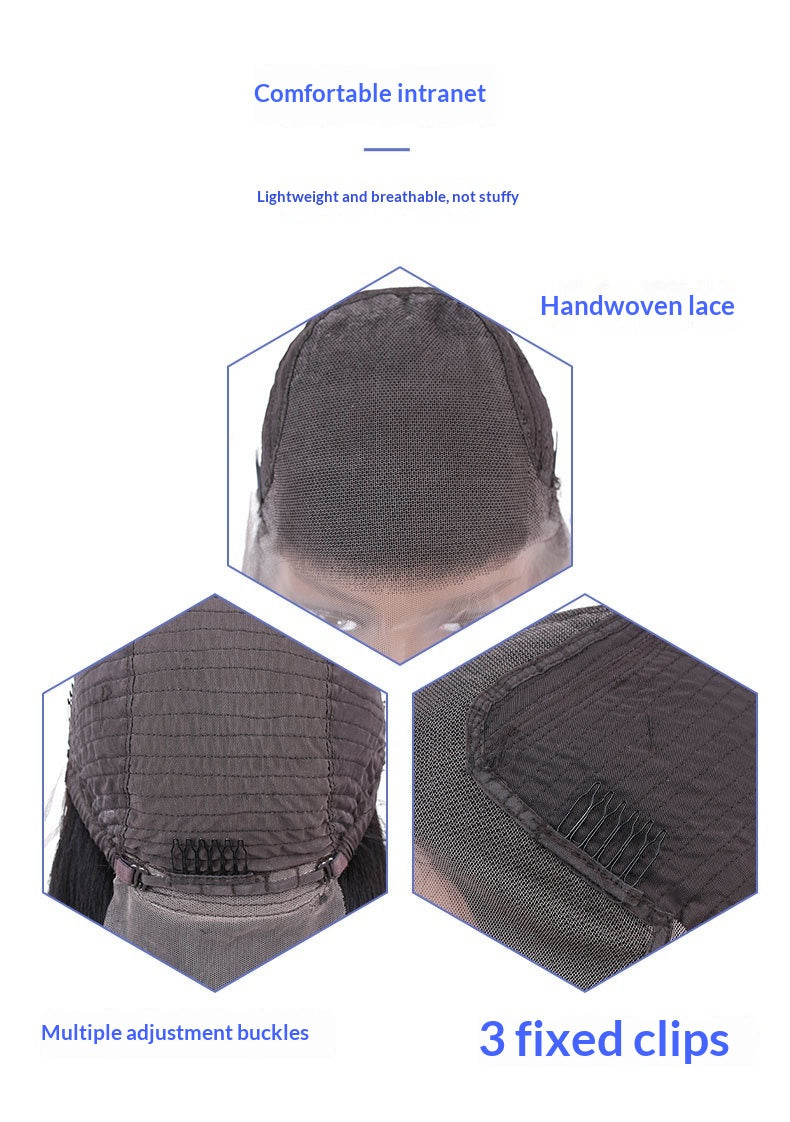 13x4 Perruque à cheveux humains en dentelle