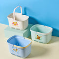 Panier de bain de dessin animé-bleu-PP-28*20.5*17cm-1 pièce