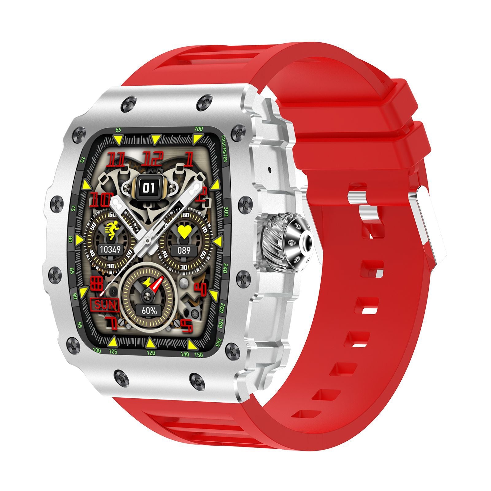KP-S100 Smartwatch Heart Rate Monitoring Blood Pressure Monitoring Bluetooth Calling Sports Waterproo