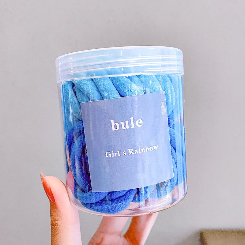 Anneau de serviette de bande de couleur en boîte très élastique