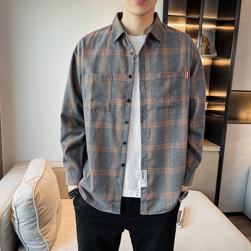 Chemise à manches longues pour hommes
