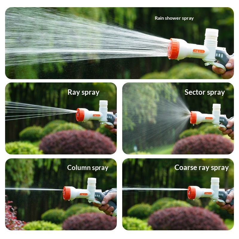 Jardinage Abreuvoir Douche extérieure pour animaux de compagnie Dispositif de chasse électrique pliable