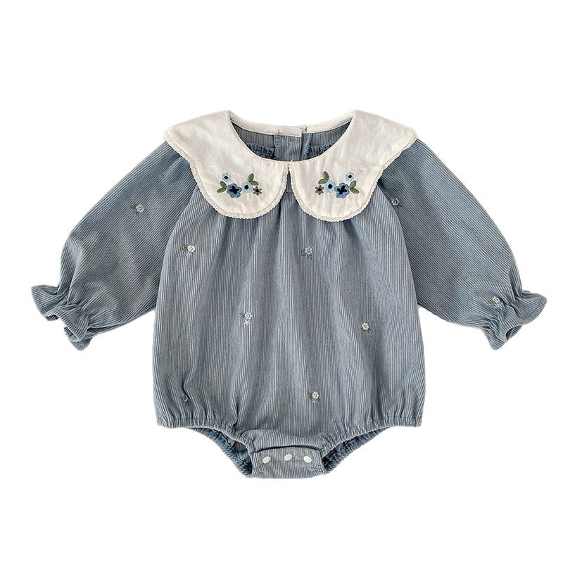 Romper à manches longues de style occidental pour bébé fille