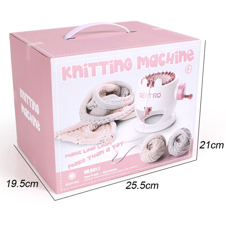 Kit de bricolage pour enfants outil de tricotage à la main pour chapeaux écharpes et chaussettes