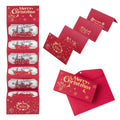 Enveloppe rouge de Noël enveloppe rouge pliante