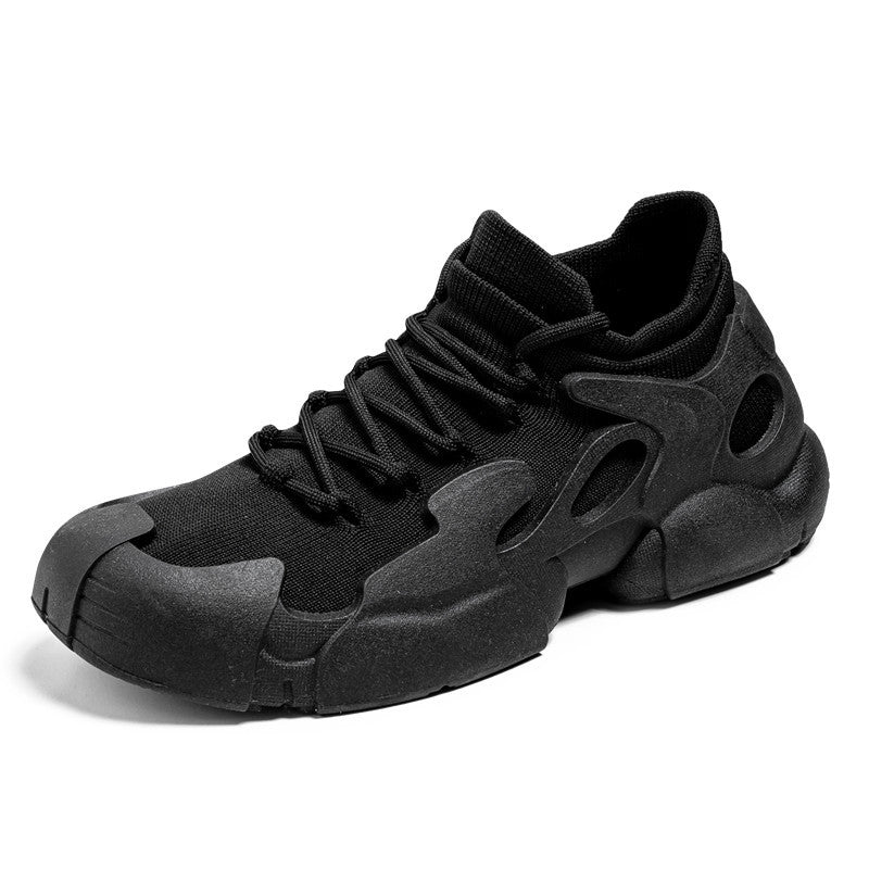 Respirant Fly Woven Mesh Lace-up Platform Sports Mesh Chaussures
