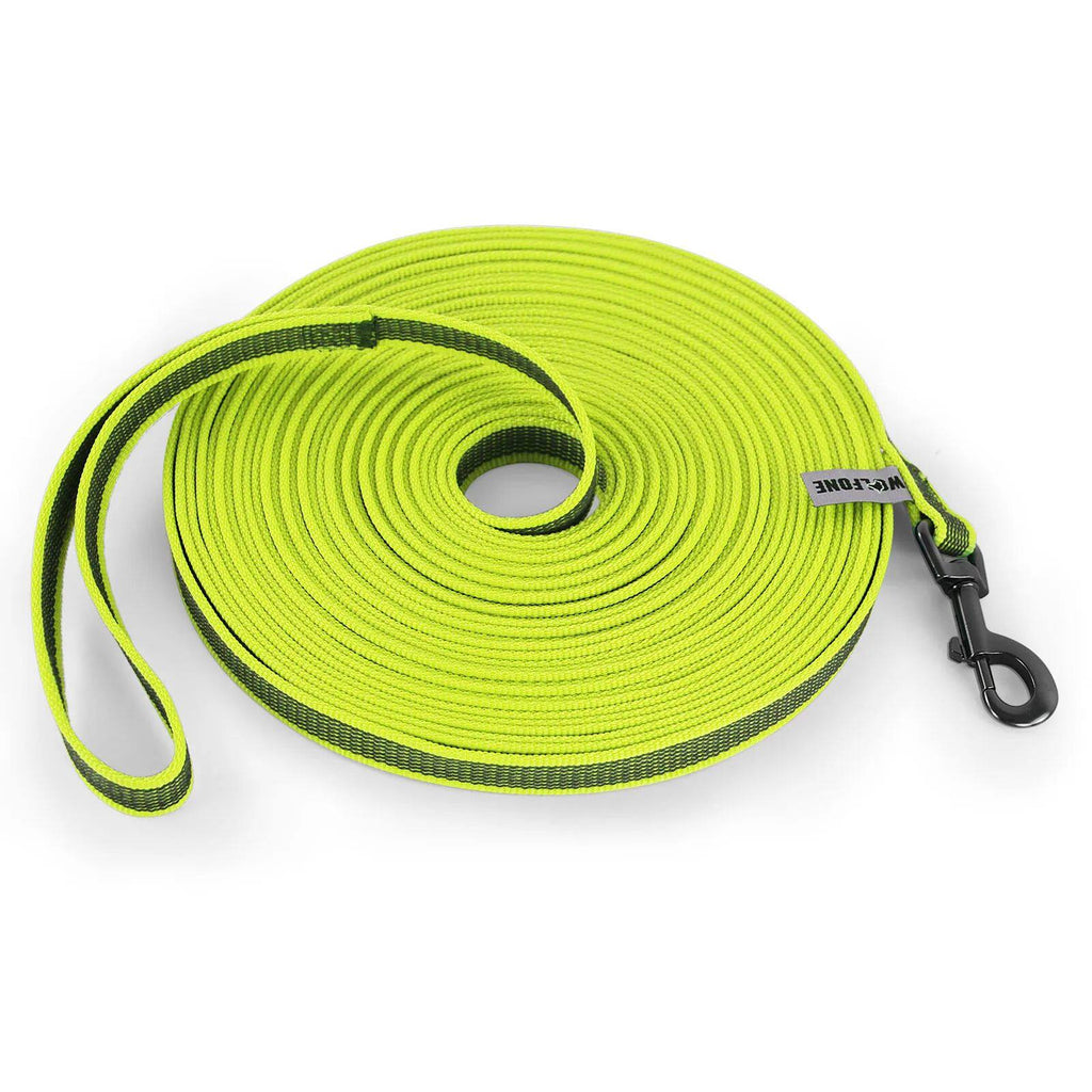 Moyen Petit chien long laisse Latex Silk Eas