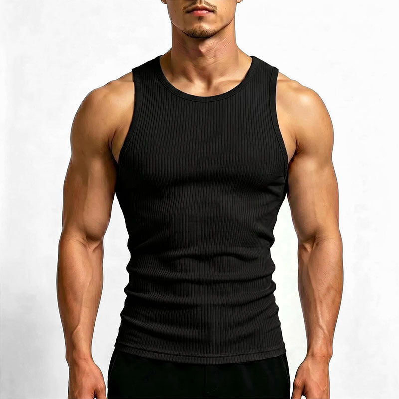 Haut sport sans manches pour hommes