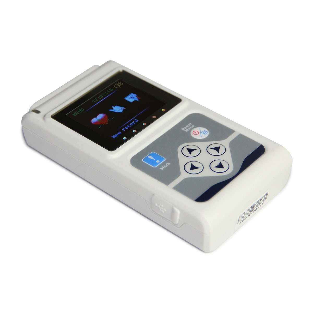 ECG Holter 12 Channel 12 Lead EKG System 24 Heures Multi Language Monitoring PC SW CE FDA