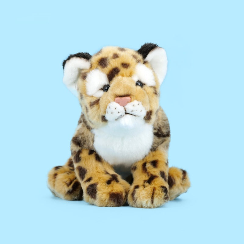 Jouet en peluche de léopard sauvage mignon