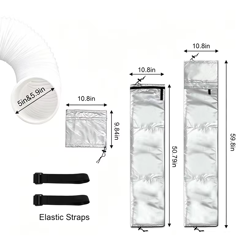 Couverture du tuyau d'isolation du climatiseur portable