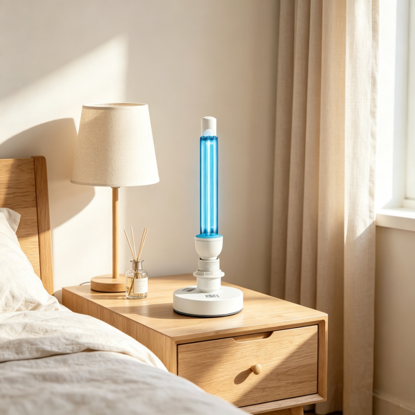 Lampe UVC portable 25W avec purificateur d'ozone et télécommande