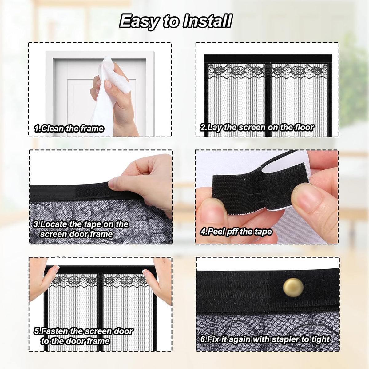 Fly screen door