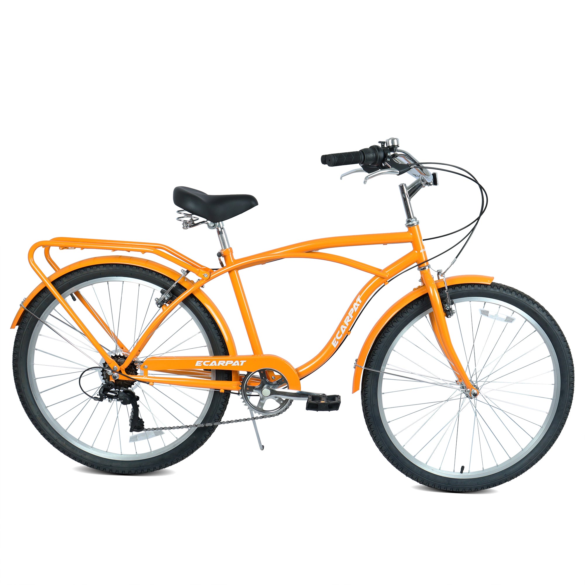 A26265B Vélo de croisière de plage de 26 pouces à 7 vitesses pour hommes et femmes