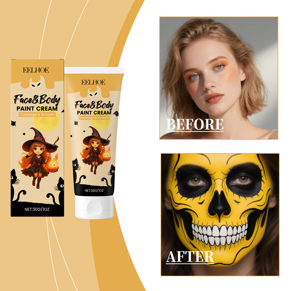 Crème de peinture visage et corps d'Halloween 30g