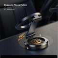 Support magnétique de téléphone de voiture pliant Navigation de voiture Alliage d'aluminium Tableau de bord