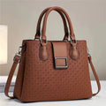 Sac à main embossé Fashionable et polyvalent Elégant Sac à épaule ou Crossbody