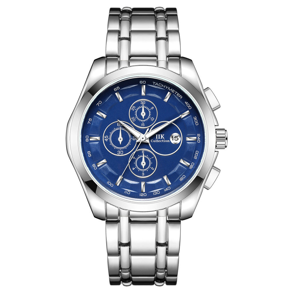 Lumineuses mains Alliage Hommes Montre Quartz