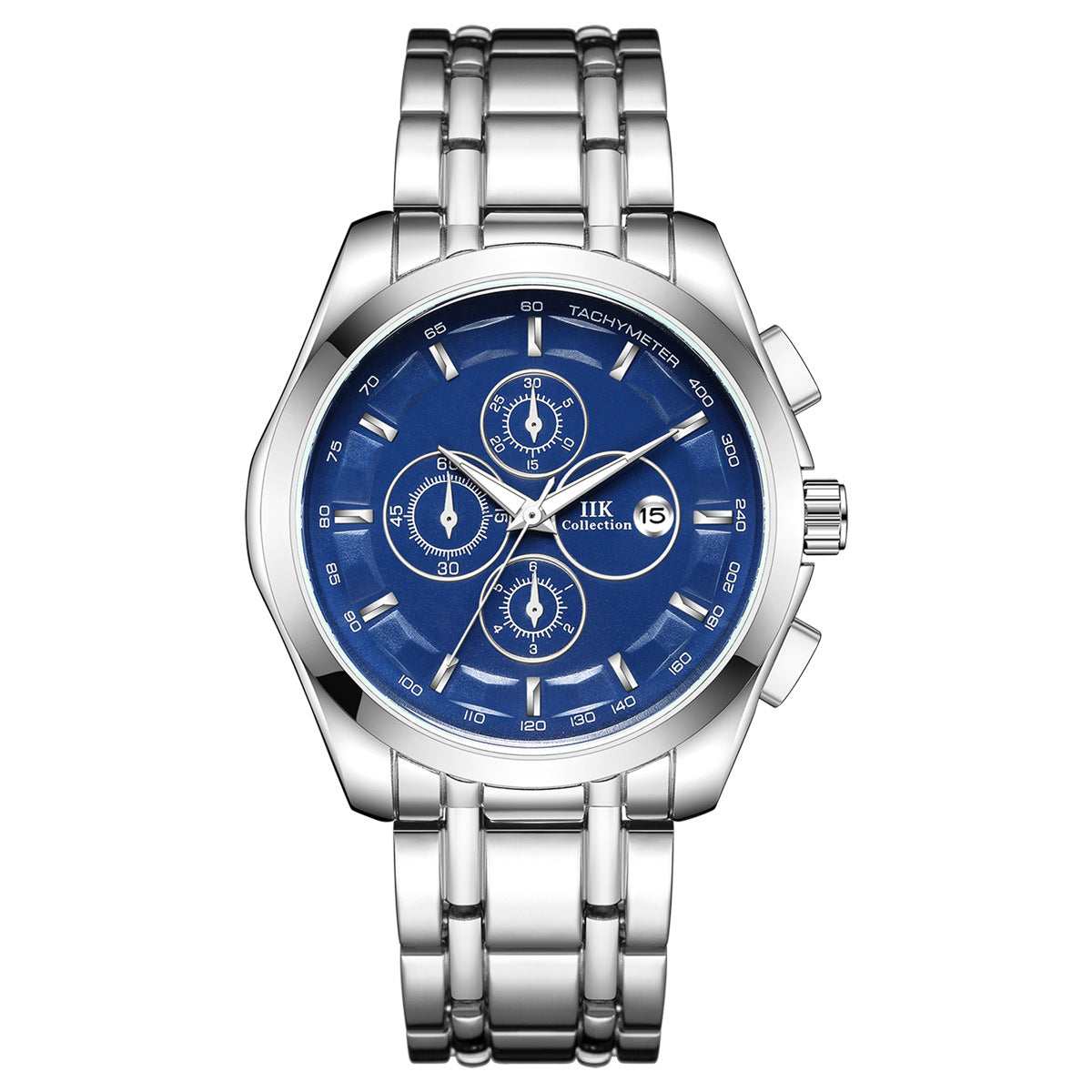 Lumineuses mains Alliage Hommes Montre Quartz