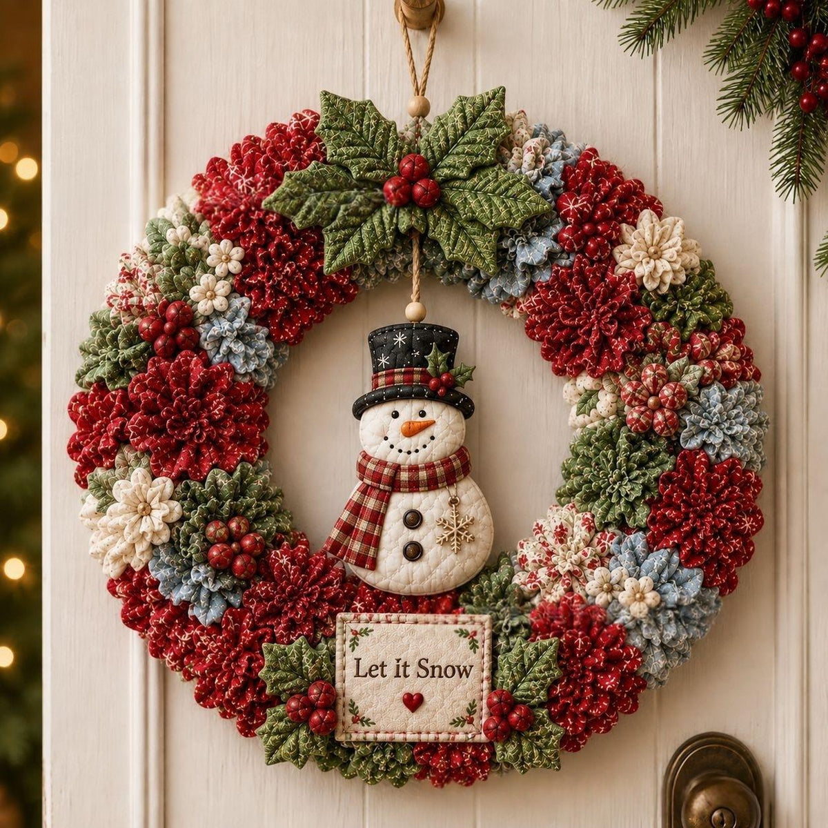 Kit de bricolage en tissu de Noël