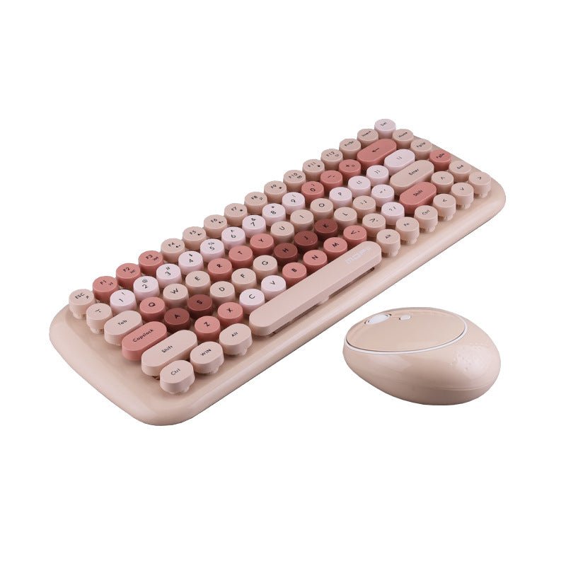 Mini sans fil de bureau 2,4G jeu de souris clavier