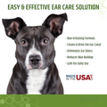 Wipes de nettoyage d'oreilles de chien