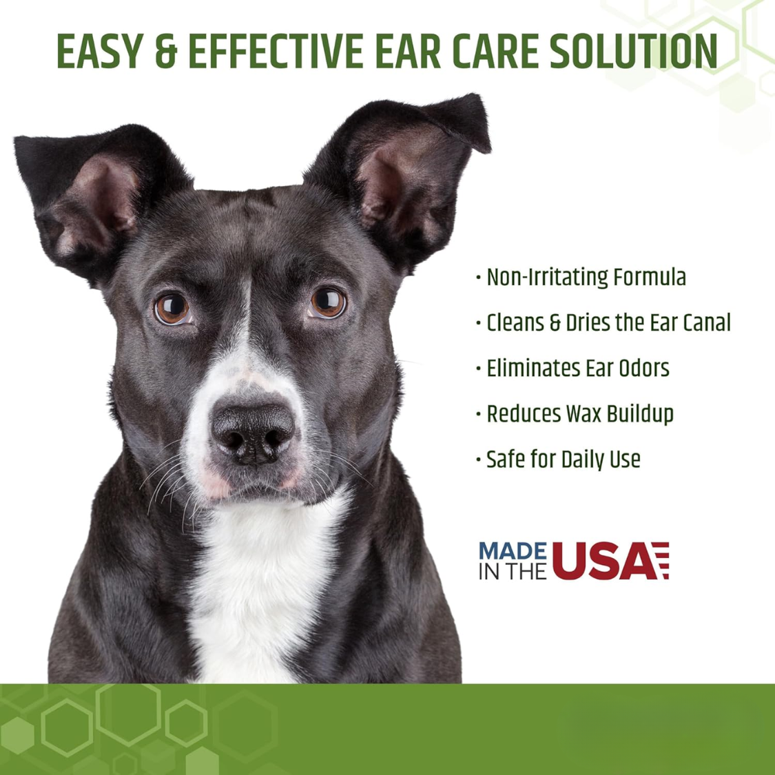 Wipes de nettoyage d'oreilles de chien
