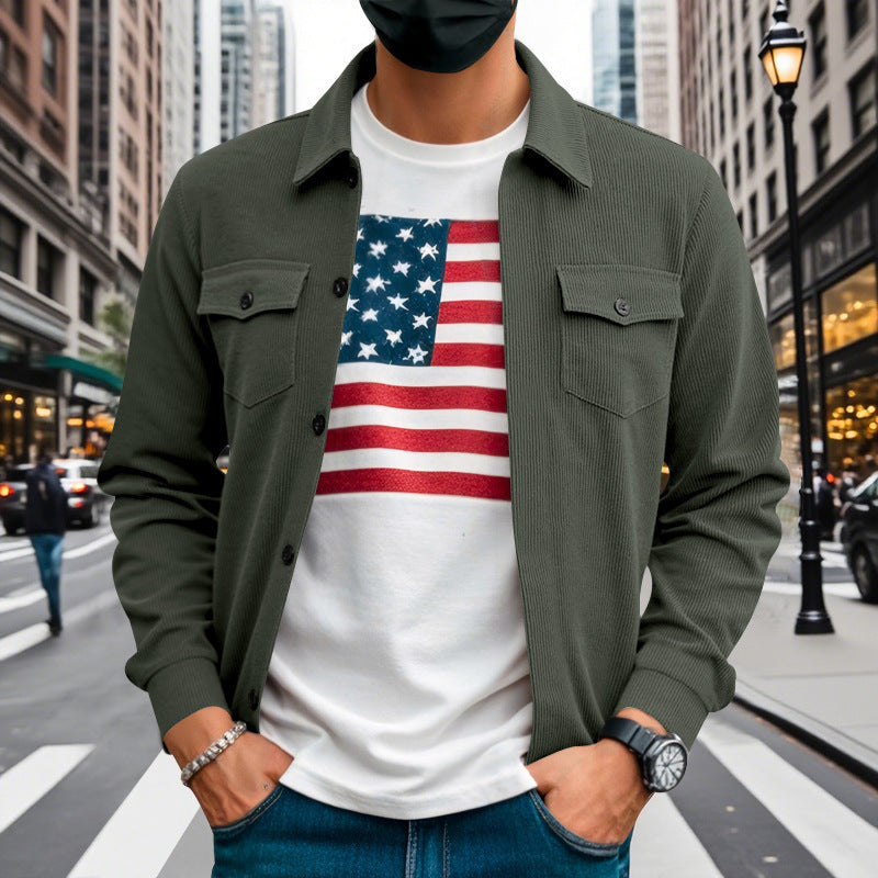 Veste polyvalente à manches longues pour hommes