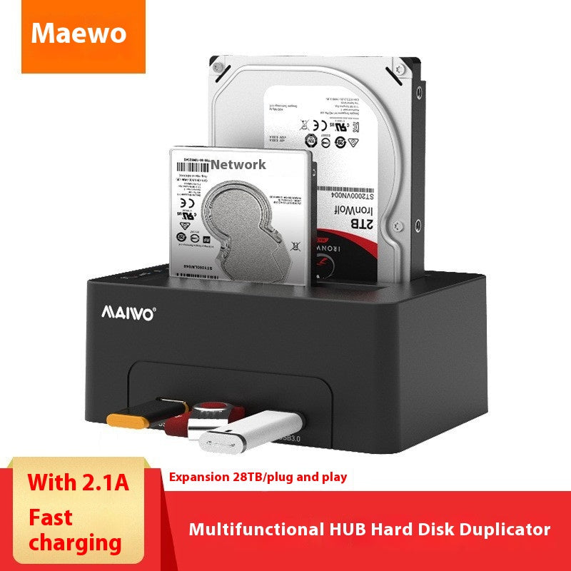 Disque dur Dock Dual-disk 2535 pouces SATA Serial Hard Disk Copieur