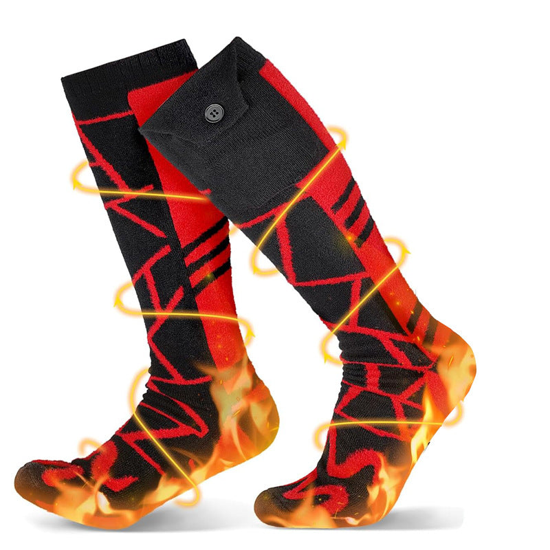 Chaussettes d'hiver de moto d'équitation chaud long