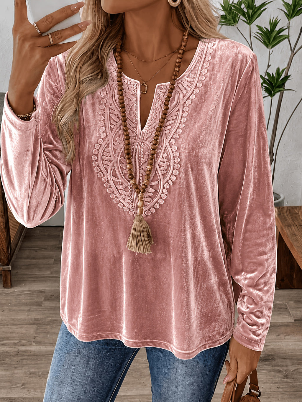 Blouse de Lady couleur solide