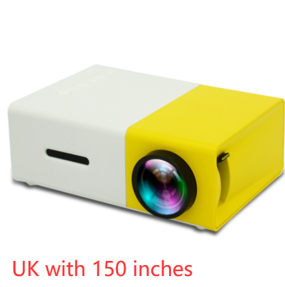 Projecteur portable 3D Hd Led Home Théâtre Cinéma HDMI compatible avec Usb Audio Projecteur Yg300
