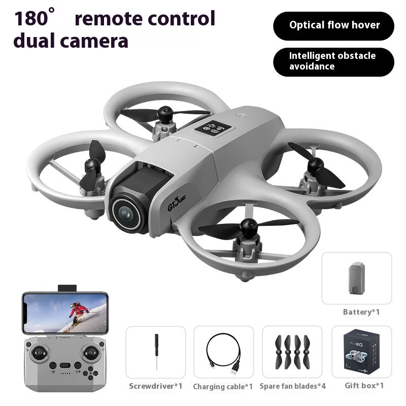 GT3 Mini Aerial Photography Obstacle Evitance Crossing Machine Double Camera Light