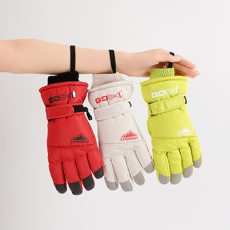 Gants imperméables à l'hiver Ski chaud Gants à l'épreuve du froid