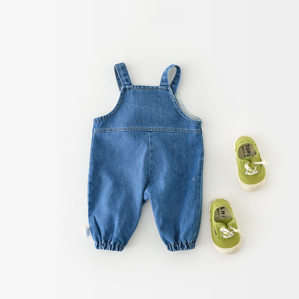 Pantalons à dos en denim simple mode pour garçons
