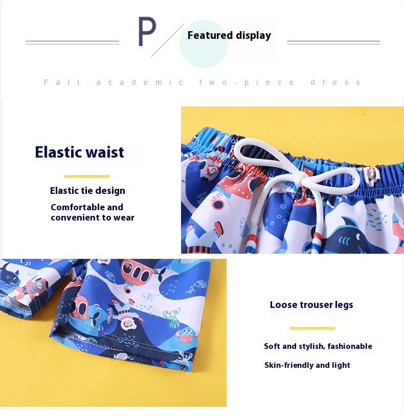 Shorts Beach Trunks Casual Loose Outer Wear Big Panties Cartoon Fashionable Cinquième Pantalon