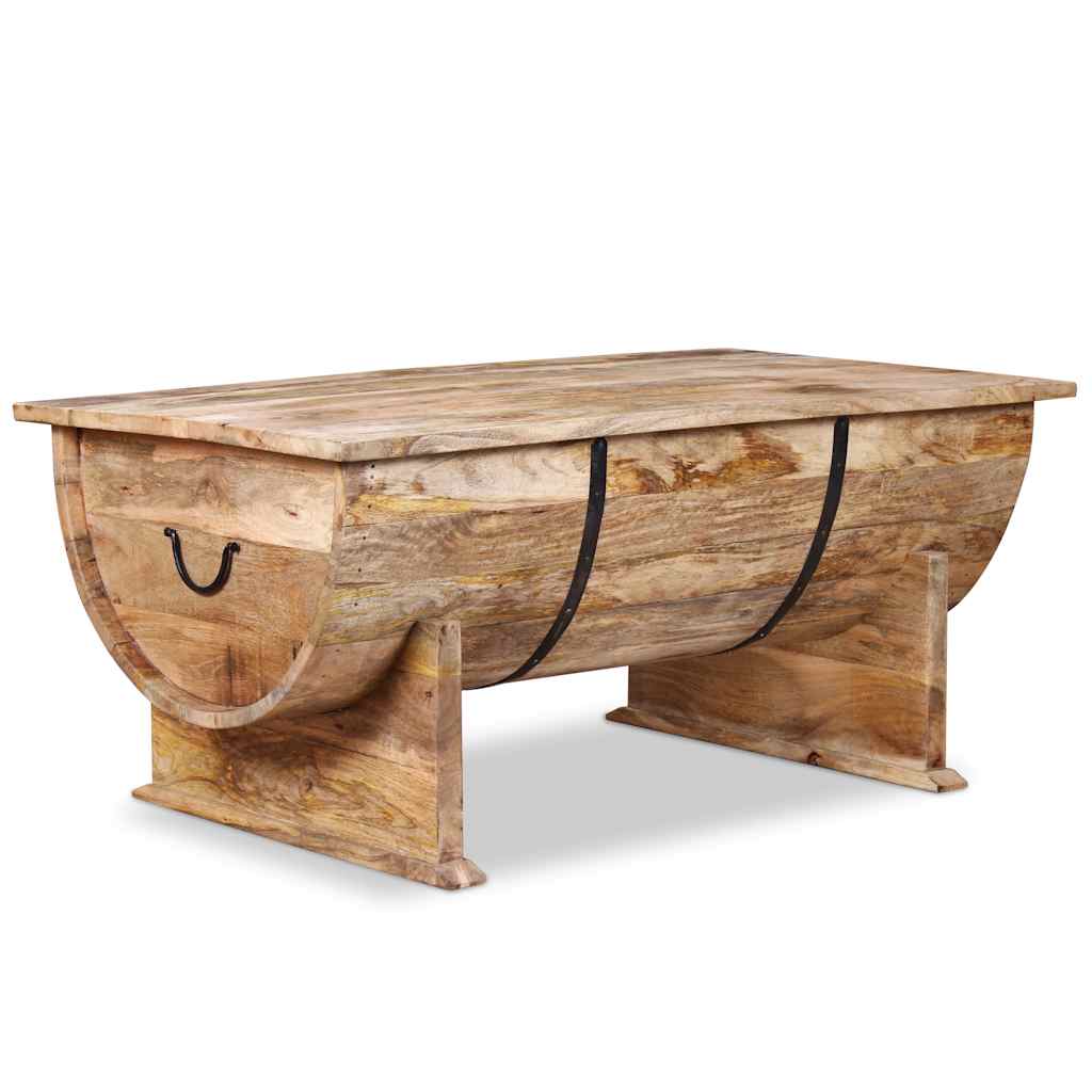Table de café Bois de mangue massif 88x50x40 cm
