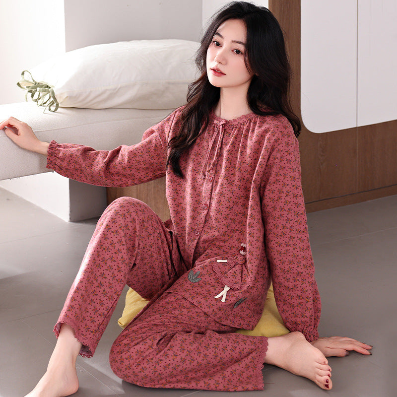 Robe de pyjama en coton pour femmes de mode