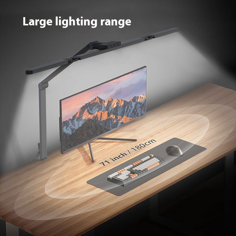 Lampe de table de bureau haut de gamme à ongles pliant Lampe de table de démontage avec protection des yeux de pince